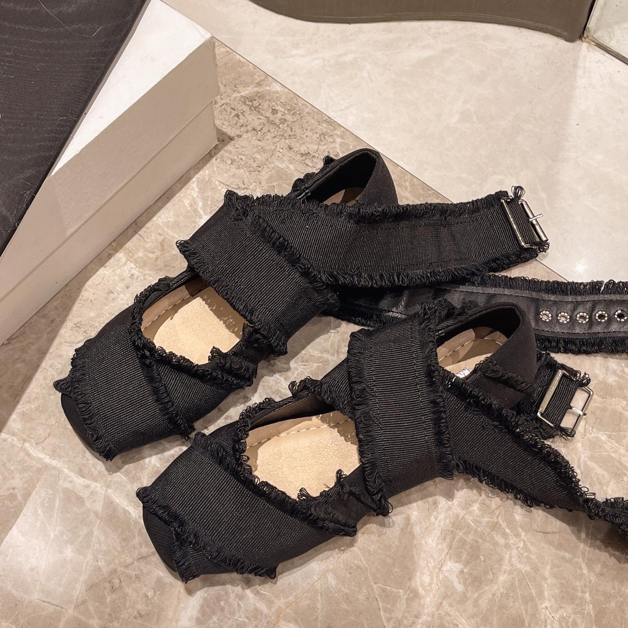 

Модные женские балетки для танцев, плоские туфли с квадратным носком, дизайнерская обувь, элегантная осенняя новинка, брендовая, для платья, для ходьбы, модная, для вечеринки, zapatos mujer 35 чёрный