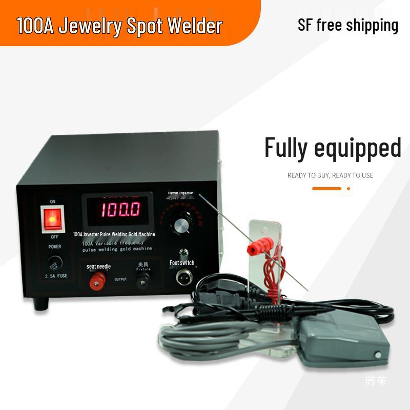 100A Pulse Inverter Welder - Gold and Ring Jewelry Welder, 80A Spot, Necklace, Resistance Tool