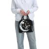 Astronaut Playing Basketball In Space Insulated Lunch Bag for Women Children Leakproof Food Boxes Thermal Lunch Box Tote