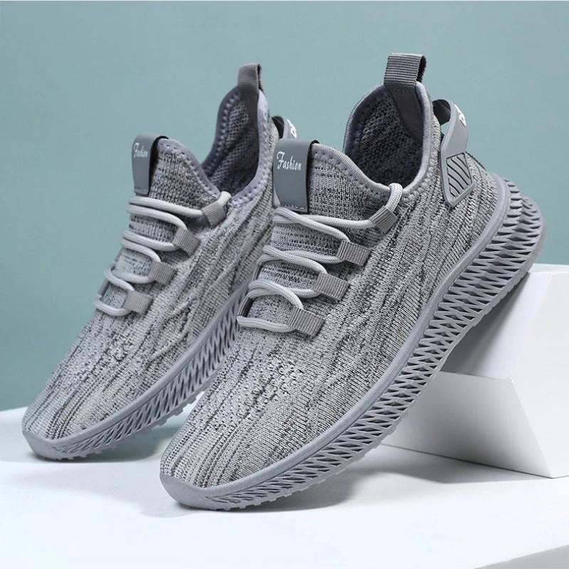 fashion Spring Yellow Casual Shoes Breathable Lightweight Sports Sneakers Women Lace-up 2024 Woman Fashionable Comfort Mesh Flat Shoes