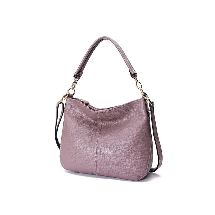 Кожаная ручная женская сумка, первый слой из коровьей кожи, повседневная сумка через плечо, мягкая кожаная сумка
