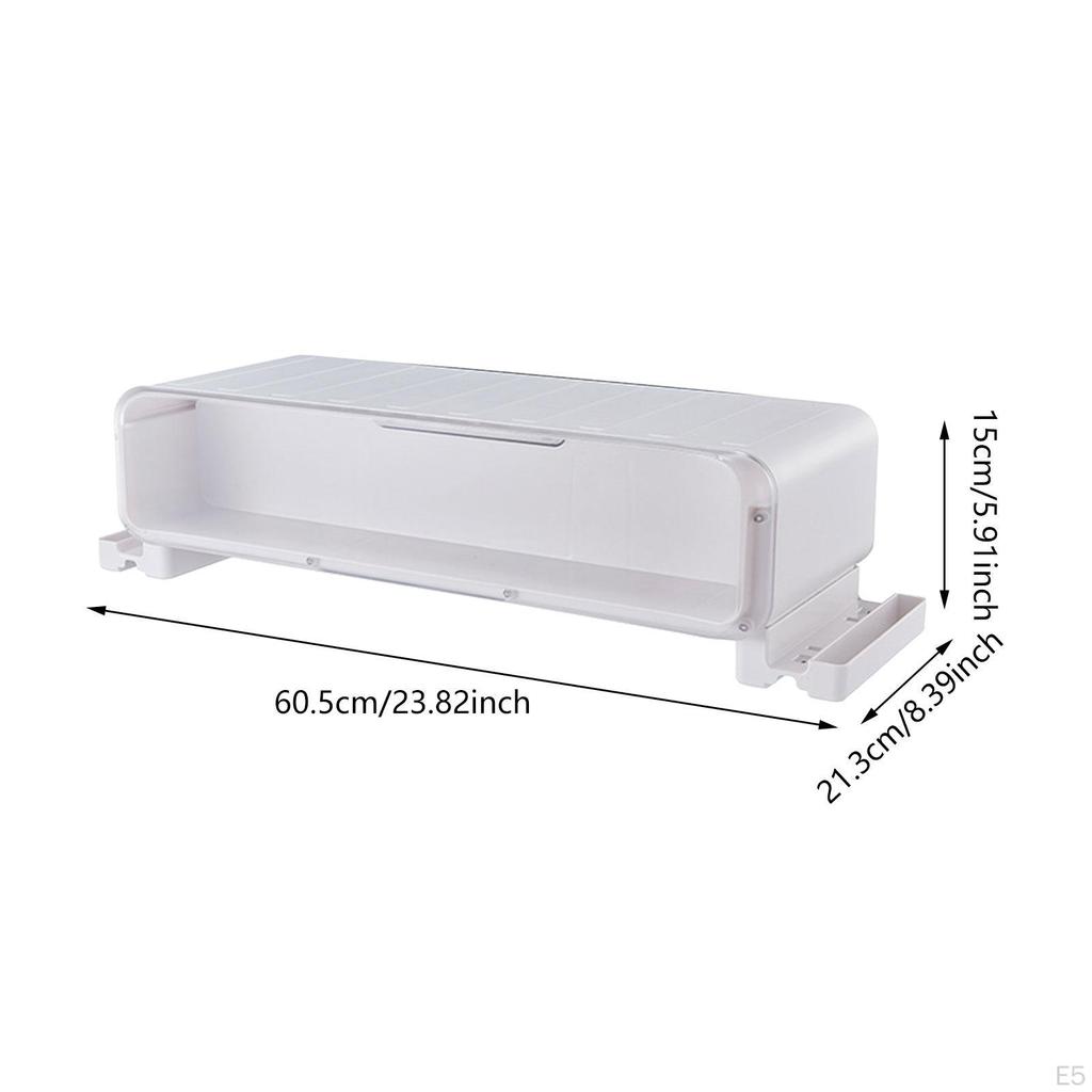 Computer Heightened Laptop Riser Shelf Desk Organizer Stable Desktop Storage Box Monitor Stand for