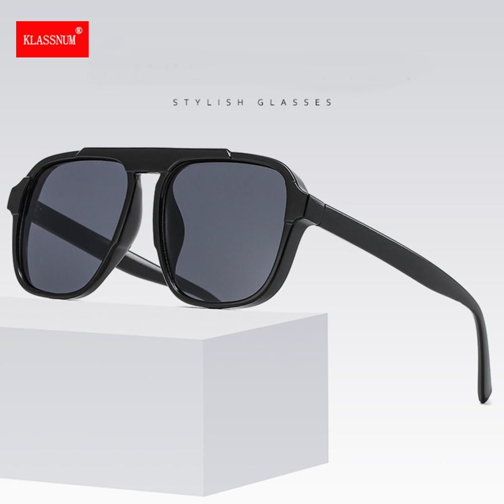 Pánské nadrozměrné sluneční brýle Klasické velké obroučky Sportovní brýle Vintage design značky Odstíny UV400 Brýle Trendy brýle