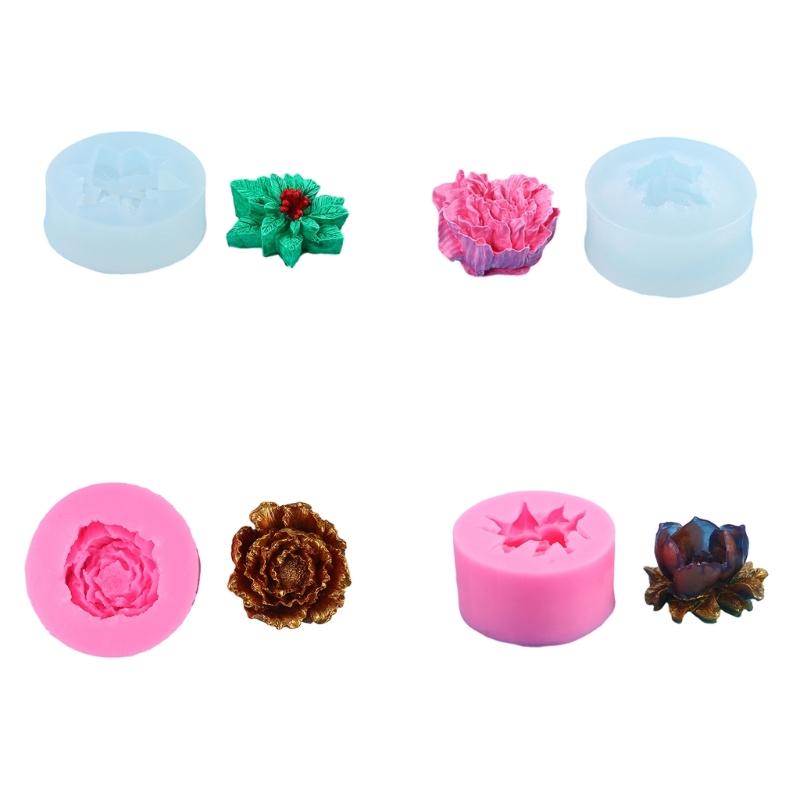 Silicone Mousse Mold Dessert Moulds Flower Shaped Chocolate Moulds Baking Supplies Fondant Moulds Gift for Baking Lover