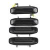 Set of 4 Exterior Black Door Outer Handle Covers Front Rear Replacement for Mitsubishi Pajero Montero V31 V32 V33 V43 V46 V47 Models