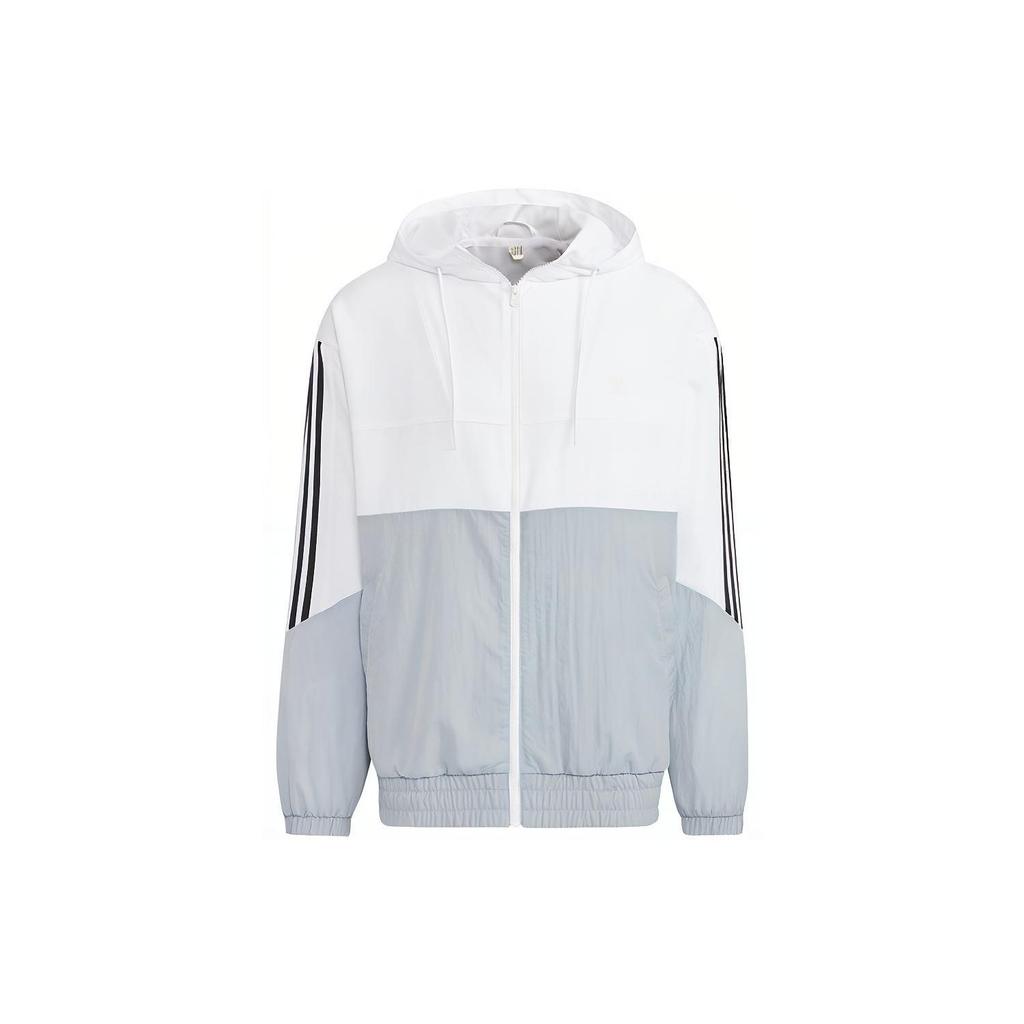 Adidas Jackets Men's White Hooded Moderate Other HN2423