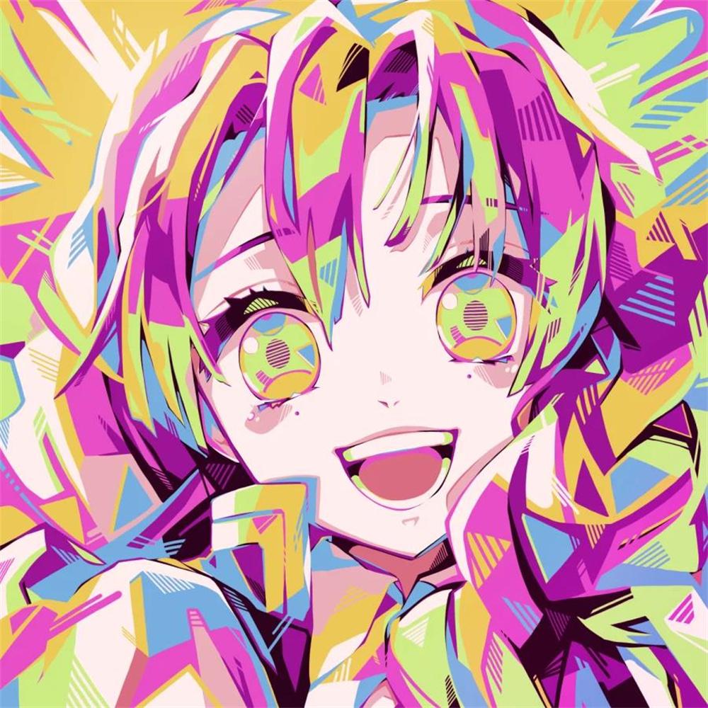 Resin 5D Diamond Painting Cartoon Anime Demon Slayer Embroidery Cross Stitch Kits Art Mosaic Drill Home Decor Gift