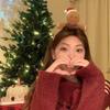 Gingerbread Man Duckbill Clip & Plush Christmas Hat Headband
