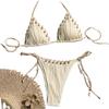 2026 Summer New Sexy Solid-Color Bikini: Women's Beach Vacation Swimsuit for INS Style