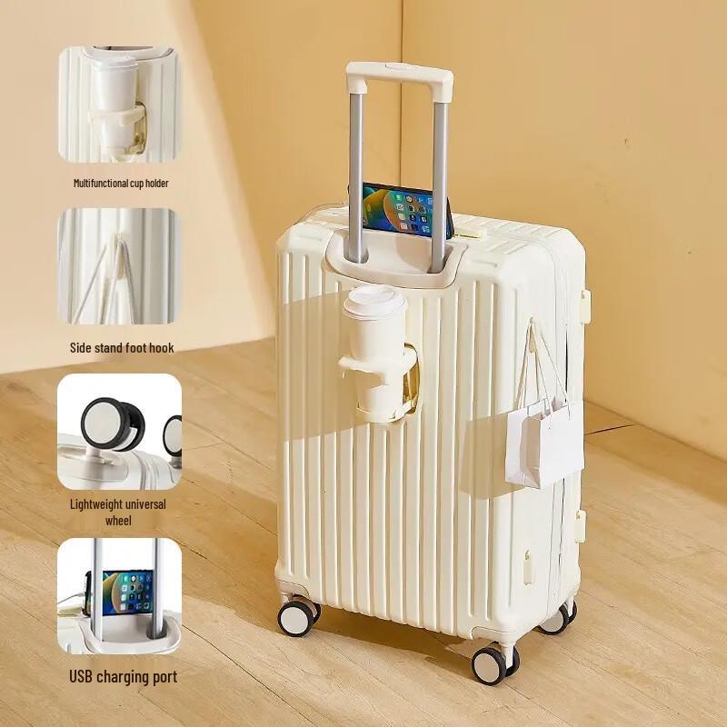 Zuo You Aluminum Frame Universal Wheel Luggage 20 inch