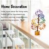 Seven Chakra Gemstone Tree for Chakra Balancing - Home Decor Showpiece - Gift for Women, Sister - Healing Crystal Bonsai for Positive Energy,