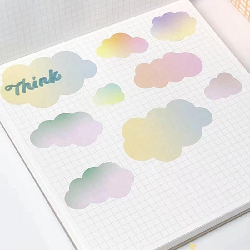 100-300PCS/set portabil extragibil design notițe adezive papetărie etichete adezive complete autocolante multifuncționale DIY Memo Pad