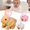 Easter Rabbit Plush Bunny Doll with Sounds and Movements Plush Rabbit Toy  Children