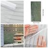 Frosted Window Film Privacy For Glass Windows Stripe Patterns Window Frosting Self-Adhesive Glass Film For Home Office Quality