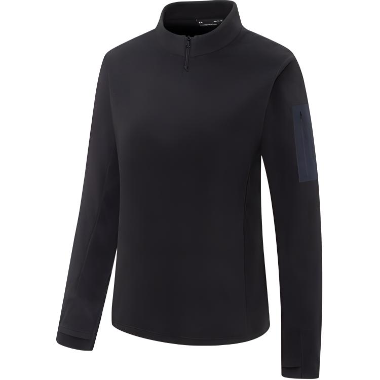 

Under Armour Fleece Warm Long Sleeve Sweatshirt Women tops Black 14321130