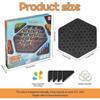 Triangle Board Game Territory Capture Family Game,Chain Triggle Chess Brain Teaser Strategy Puzzle Toys 2 To 4 Players,6 Years Old and Above Boys Girl
