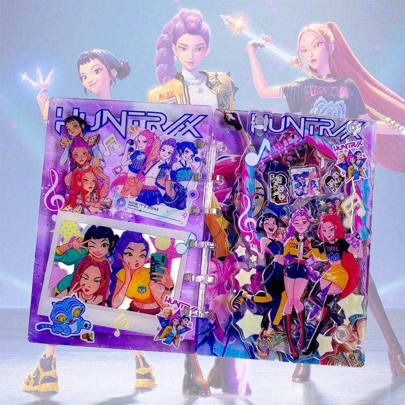 Kpop Demon Hunter Notebook Huntrix Party Favors Demon Hunter K Pop Birthday Gifts Stationery Accessories Diary Notebook