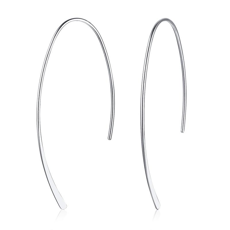 Minimalist Square Hoop Earring for Women Girls Ear Huggie Rectangle Hoops Dangle Stainless Steel Not Allergic