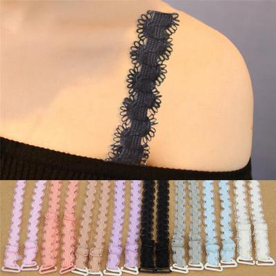 Mujer flor onda ajustable sujetador invisible correas vestido ropa interior accesorios