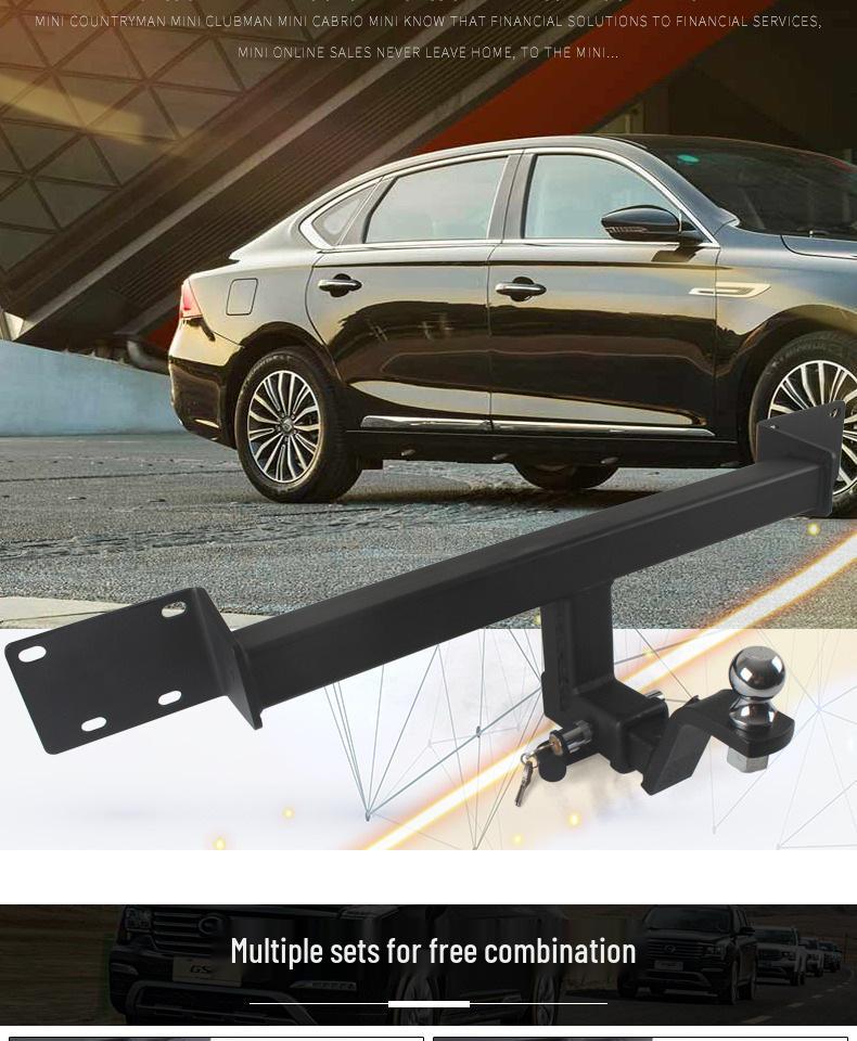 Trumpchi GM8 Tow Hook Bracket: Modified Trailer Hitch, Rear Tow Hook, Decoupling for RV.