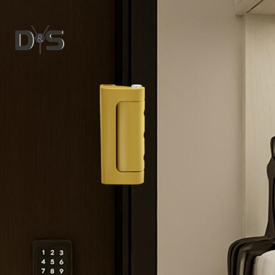 Dörrspänne Hög Hårdhet 800lbs Kraftmotstånd Tjock Aluminiumlegering Stöldskydd Lätt att Installera Spänne Säkerhetsdörrlås