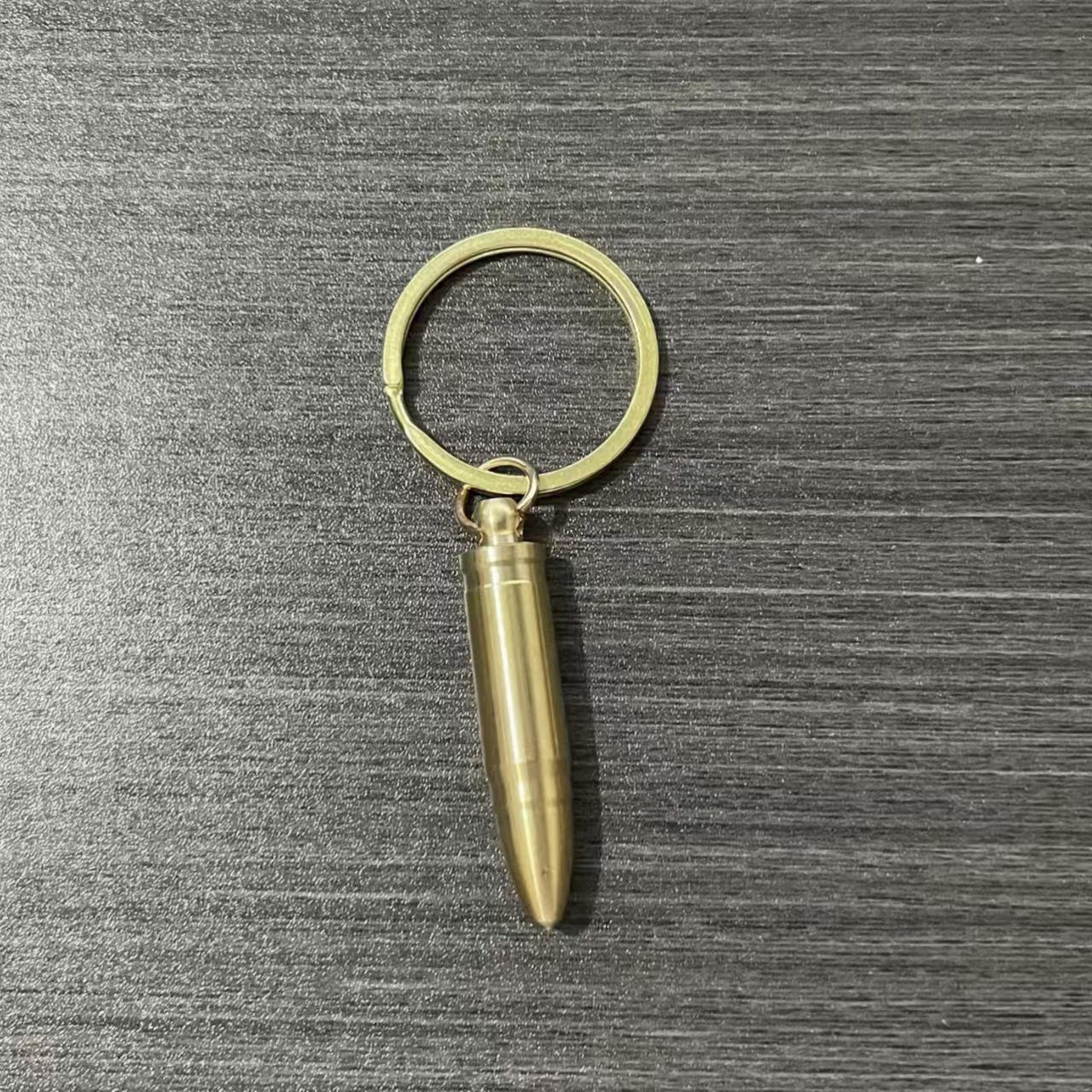 Латунная Пуля Ручной Работы Мини-Нож Брелок-Подвеска