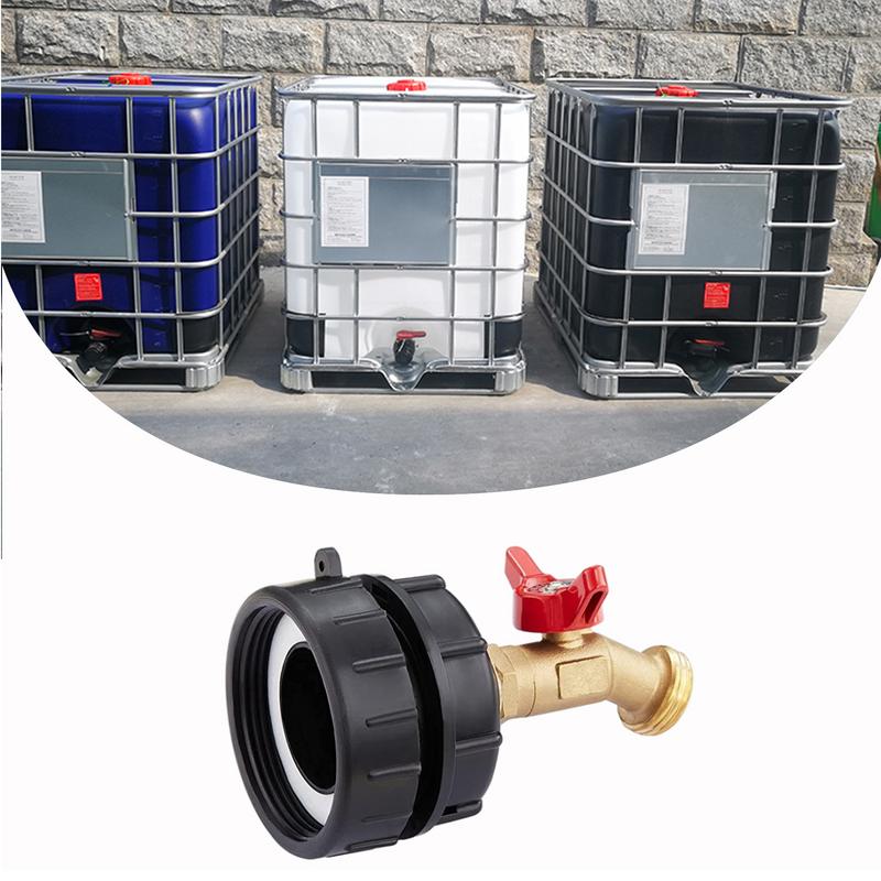 IBC Tote Adapter IBC Tote Water Tank Adapter Connector Coarse Thread Fine Thread Connecting Garden Hose Coarse Thread Fine