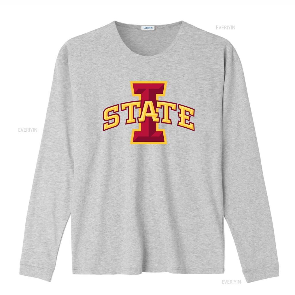 Iowa STATE Koszulka Softstyle Ubrania College'owe Duch Szkoły Fan Stylowy Design vintage Prana Góra Do Codziennego Noszenia z grafiką