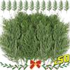 50/1Pcs Artificial Pine Leaves Branch for Home Garden Decor Plastic Cedar Branch Green Pine Stem DIY Garland Xmas Decoration