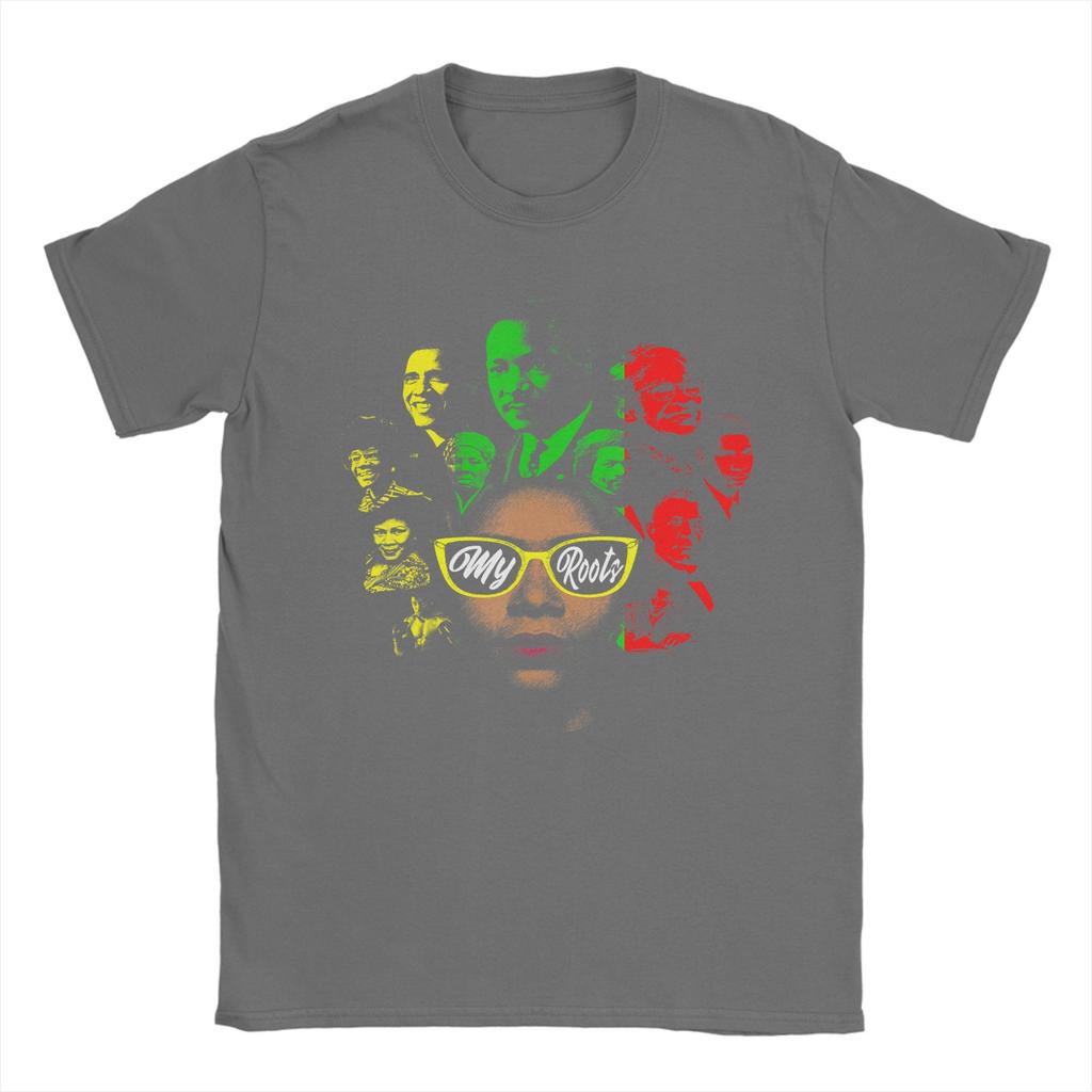 Black History Leaders Collage Famous African American Month T Shirt Summer 100 Cotton TShirts For Unisexs Popular Tee Shirt Tops