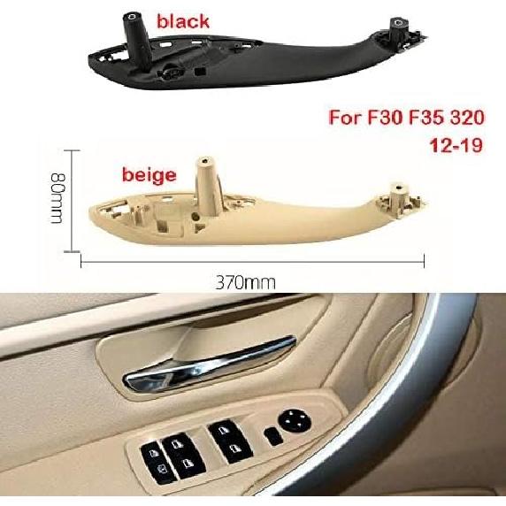 For BMW 3 Series Inner Door Handle, Inner Door Support Trim Pull Strap Cover Driver Front Left Right Side Door Armrest Bracket for BMW F30,