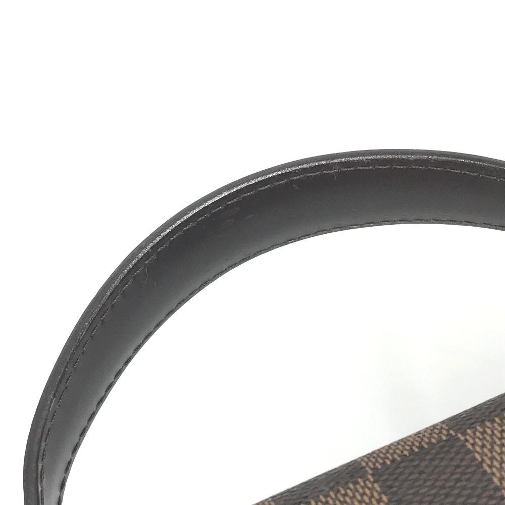 Louis Vuitton N41168 Damier Bergamo MM Bag Shoulder Bag Hand Bag Ebene Brown