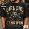 Custom Girl Dad Photo Comfort Colors Shirt, Personalized Dad Tee, Gift From Daughter, Father’s Day Shirt, Proud Dad Gift