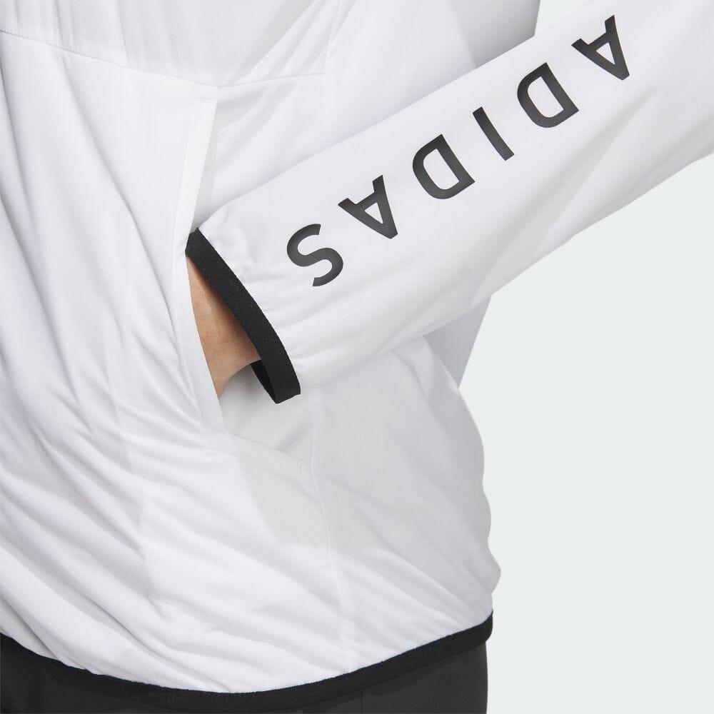 Adidas Wind.Rdy Long Sleeve Jacket Letter Logo Print Golf Sports Hooded Jacket Women Jacket White HY0847