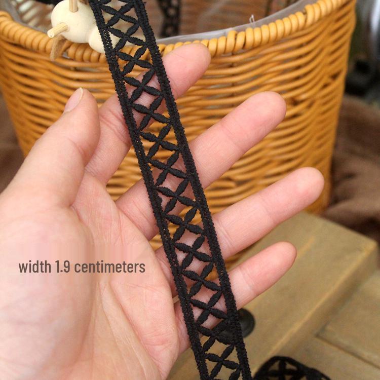 Hollow Milk Silk Lace Trim for DIY Shoulder & Waist Belt Decoration