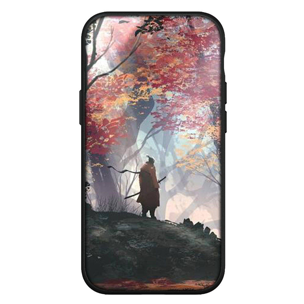 For iPhone 16 15 Xiaomi Redmi Note 14 13 12 11 Pro Max X 8 16e Samsung Galaxy S25 S24 S23 Moto OPPO Huawei Bushido Japan The Samurai Ninja Phone Case