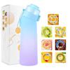 Scented Tritan Straw Water Cup: Creative, Fun, High-End Sports & Fruit-Infused Drinkware