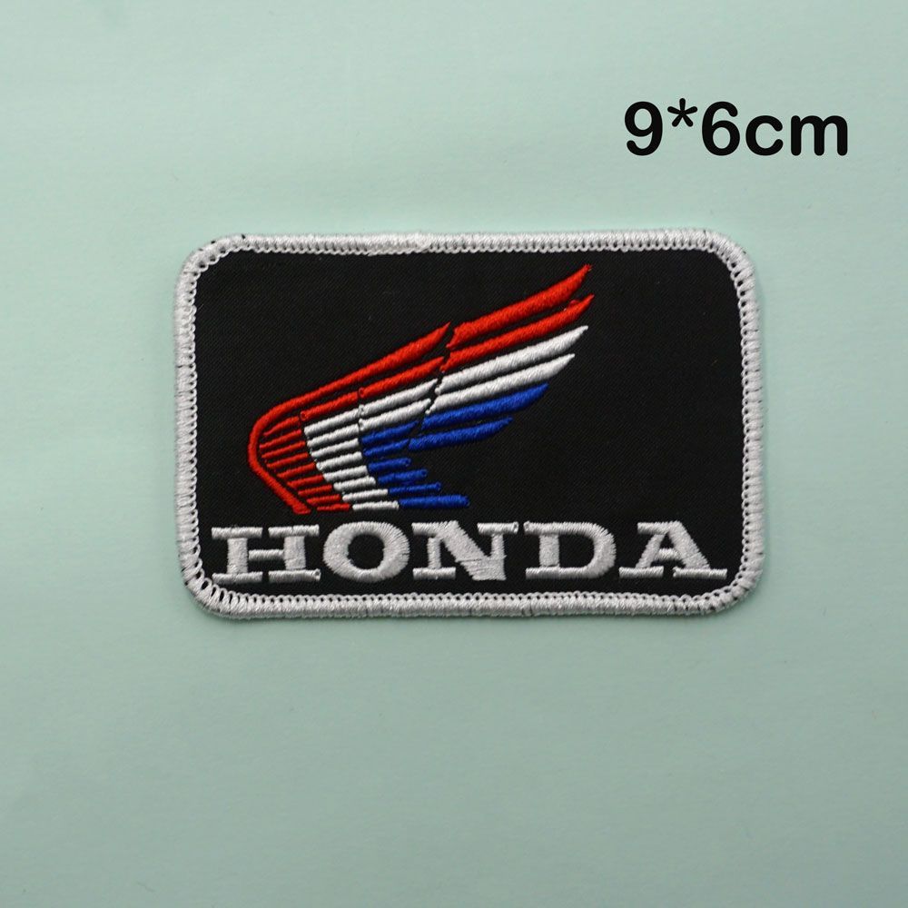 For Honda Crv CB400 CB650F CBF CBR250RR CRF SH300 NC750 Motorcycle Logo Embroidered Cloth Stickers Clothing Hole Patch Decal