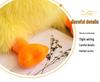 Adorable Yellow Long-Haired Plush Duck Doll - Huggable Stuffed Animal Pillow Gift