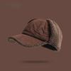 Cozy Retro Bomber Hat Suede Material Warm Fleece Flying Hat Thickened Design Windproof Ear Fleece Hat Winter for Men and Women