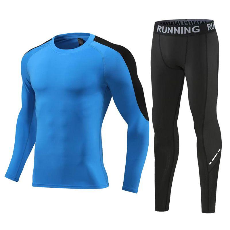 4-12 Years Kids Running Sweat-Wicking Quick-Dry Tights Set Fitness Suit