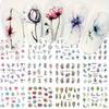 Nail Sticker Flower Water Transfer Nail Decal Wraps Nail Art Tips Manicure Decor