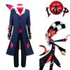 Cosplay Hotel Blitzo Costume Jacket Outfits With Tie Glove And