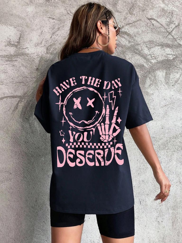 Women's Versatile Cotton Top Fashion Printing Comfortable T-Shirts Women’s