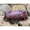 Saddlebags Motorcycle Mount Pouch Brown Leather Bags Panniers Saddle Bag Side