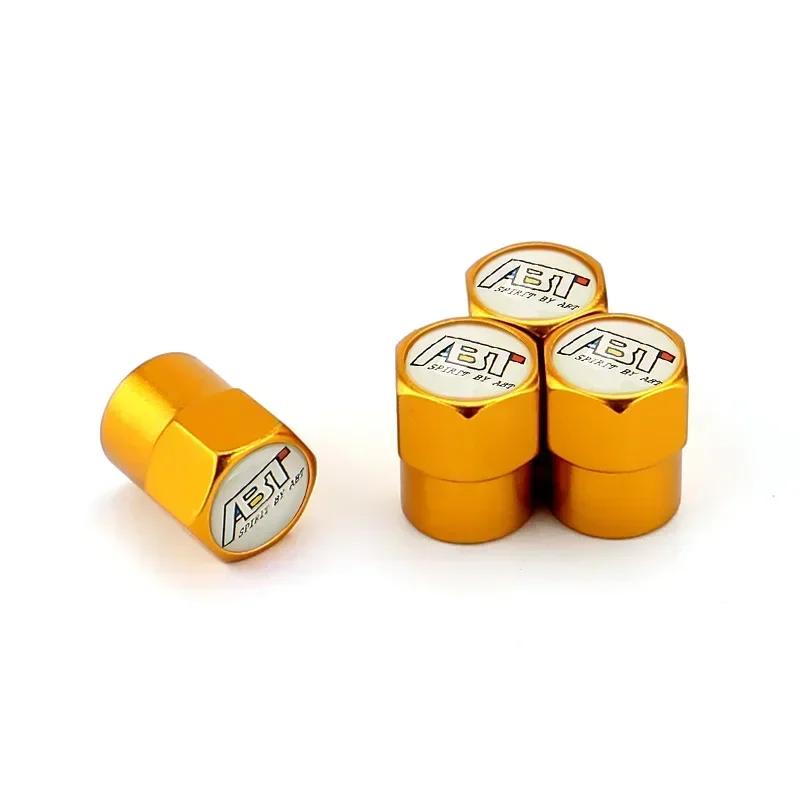 BPH1 New 4PCS Car Wheel Tire Valve Cap Cover for Volkswagen ABT R Line Polo Golf 5 6 7 Passat B5 B6 B7 Touran Bora Beetle Jetta xu2
