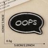 Cartoon Letter Embroidery Iron-On Patch for Shoes and Scrapbooks