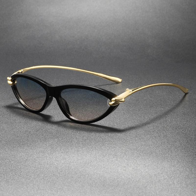 Fashion Sexy Cat Eye Sunglasses Women Fashion Luxury Brand Small Frame Sunglasses Women Retro Retro Leopard Print Elegant Glasse
