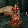 Christmas Snow Globes Lanterns Music Box USB Power With Crystal Snowballs Design Safe For Kids User Friendly Holiday Homes Decors