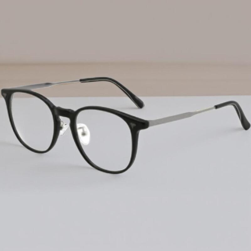 

Couple Fashion Glasses Classic Round Design Color Lenses Jelly Brown-Gray